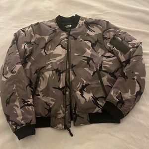 Camo North face jacket